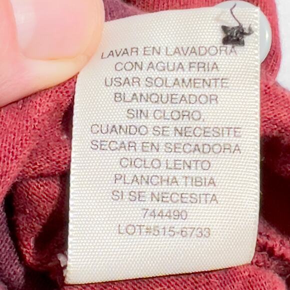 Polo St. John's Bay Men's XL Sueded Jersey Striped 2- Button Henley Long Sleeve - Picture 5 of 10